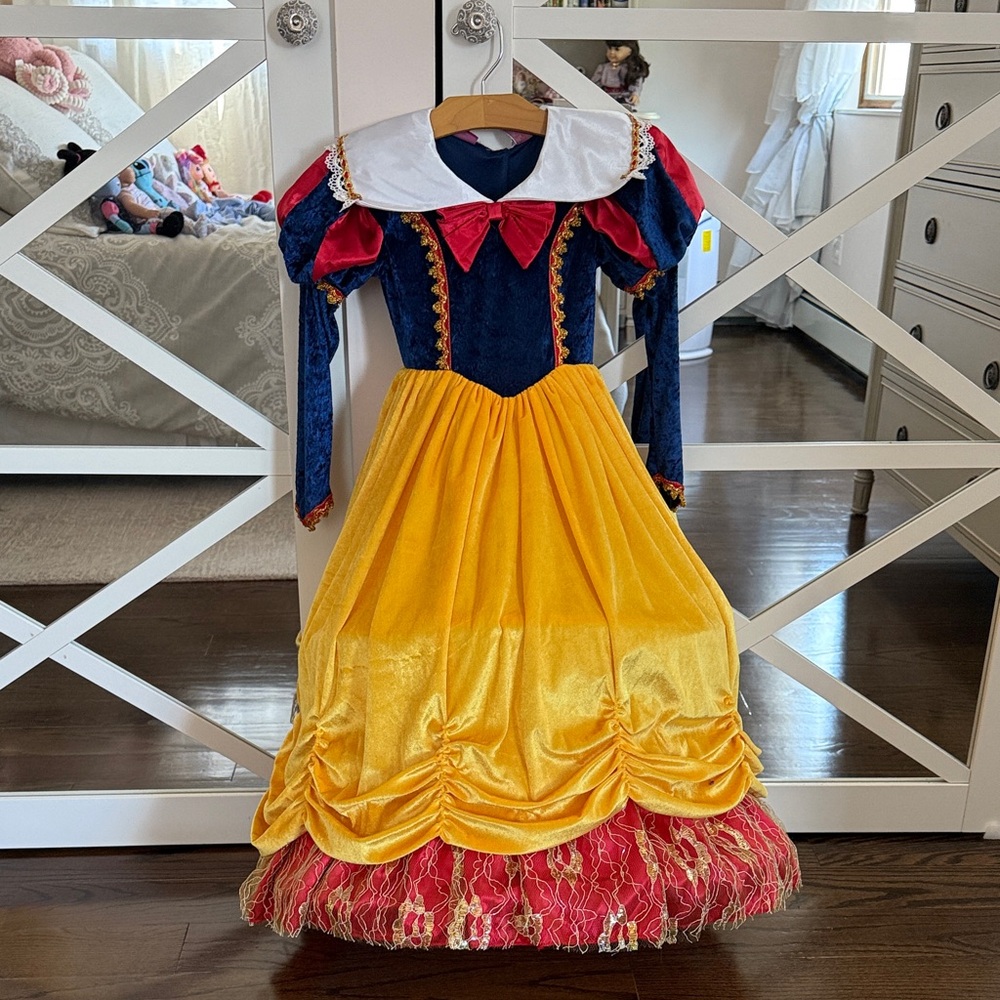Kids Snow White Costume - Blue, Yellow, Red